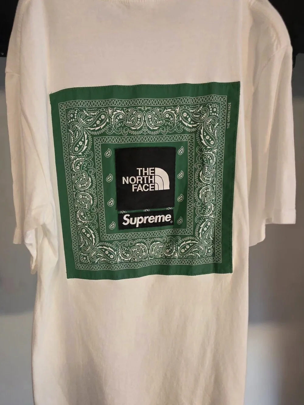North Face Men's Supreme BANDANA T-shirt Sz Sm